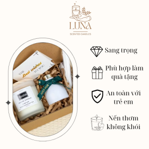 Set Quà Tặng Sinh Nhật Tốt Nghiệp Quà tặng Bạn trai, Bạn gái - Nến Thơm và Tinh Dầu Thơm