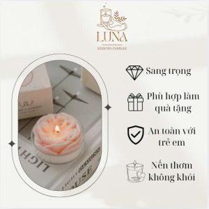 nến thơm hình hoa